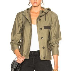 Rag & Bone Laurel Cropped Parka Jacket L